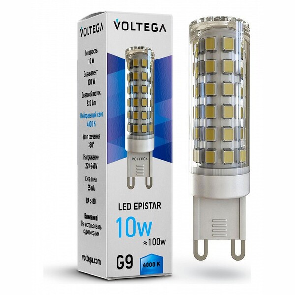 Лампа светодиодная Voltega 703 VG9-K1G9cold10W Voltega