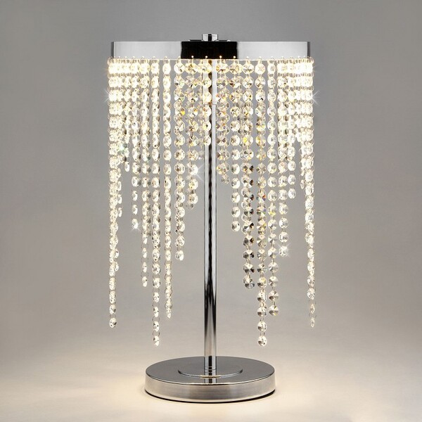 Настольная лампа декоративная Royal 80412/1 хром 18W Eurosvet