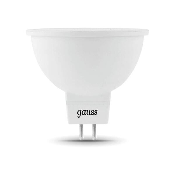 Лампа светодиодная Gauss GU5.3 5W 2700K матовая 201505105