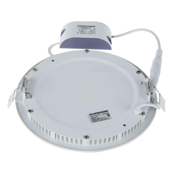 Встраиваемый светодиодный светильник Elektrostandard DLR005 12W 4200K WH белый a035363